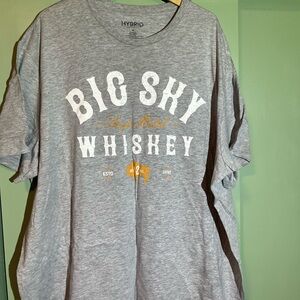 Gray Big Sky Whiskey T-Shirt